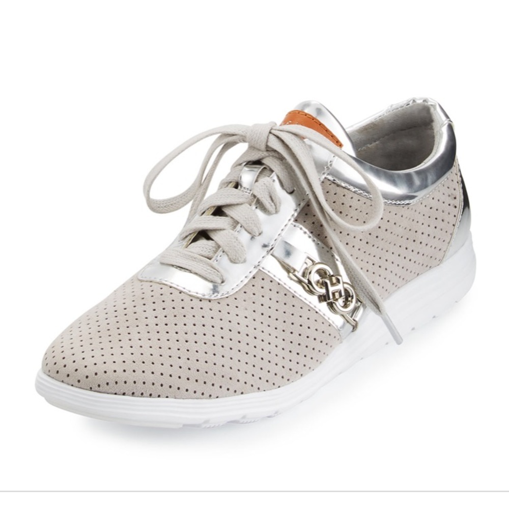 Cole Haan nearly new grey and silver sneaker